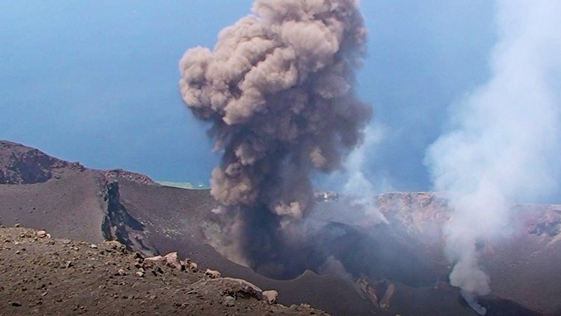 erupce stromboli
